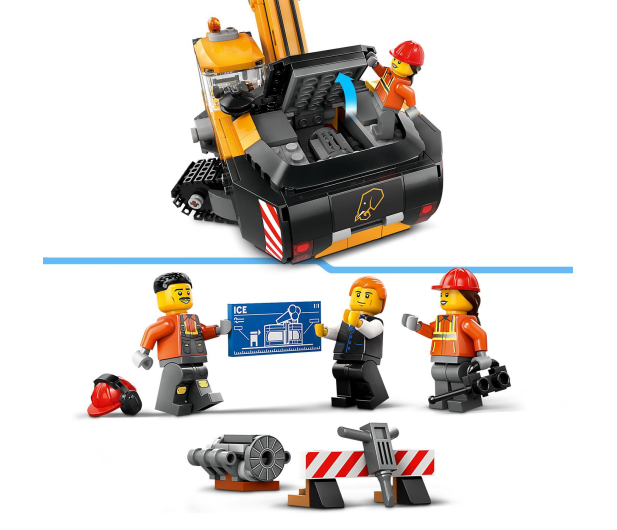 LEGO City 60420 Żółta koparka - 1248934 - zdjęcie 4